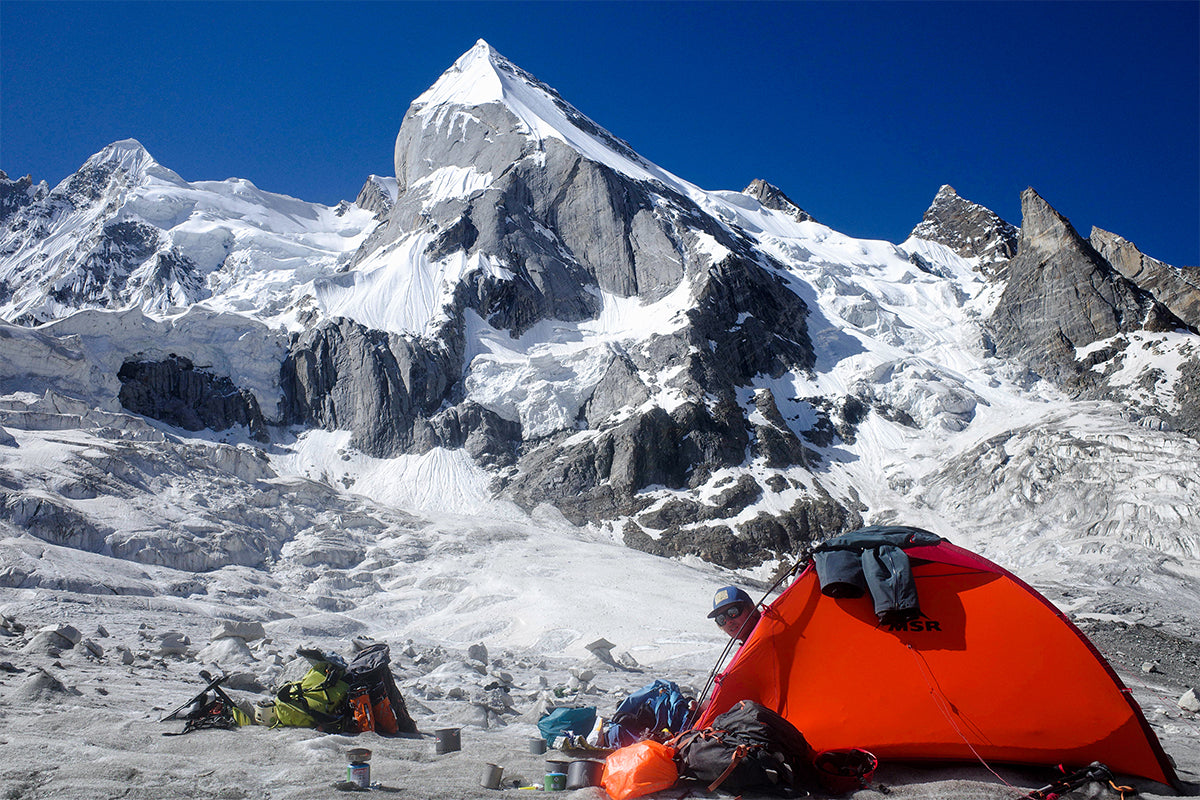 High Camp on Laila Peak in Pakistan